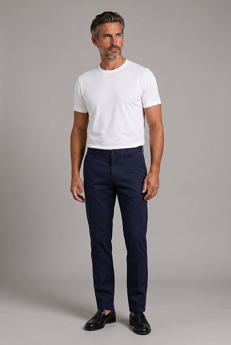 Lacivert Fermuarlı Parça Boya Pantolon Spor - 5