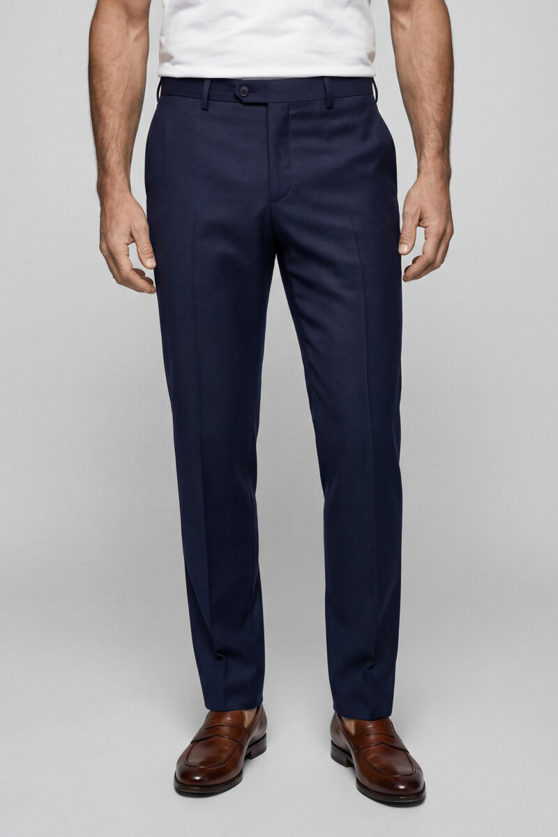 PPNK 25201 FLANEL KLASİK PANTOLON A.lacivert