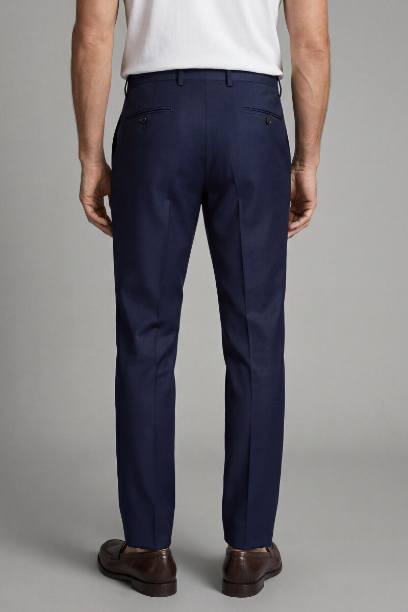 PPNK 25201 FLANEL KLASİK PANTOLON A.lacivert (1)