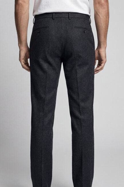 PPNK 25201 FLANEL KLASİK PANTOLON Antrasıt (1)