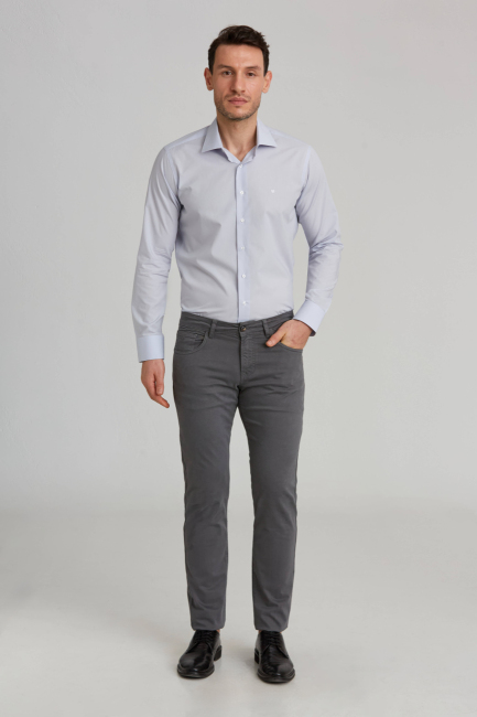 Regular Fit 5 Cepli Kahve Gabardin Spor Erkek Pantolon - 4