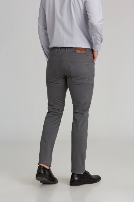 Regular Fit 5 Cepli Kahve Gabardin Spor Erkek Pantolon - 2