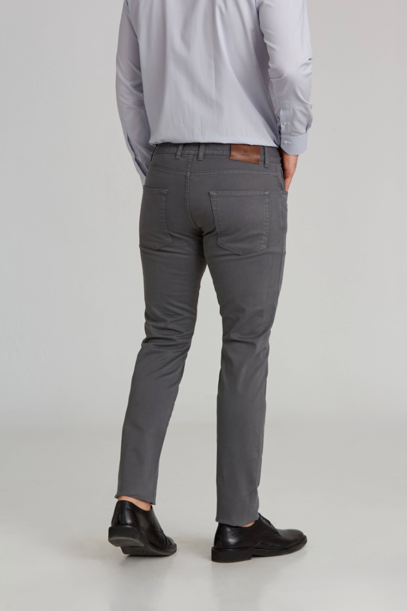 Regular Fit 5 Cepli Kahve Gabardin Spor Erkek Pantolon - 2