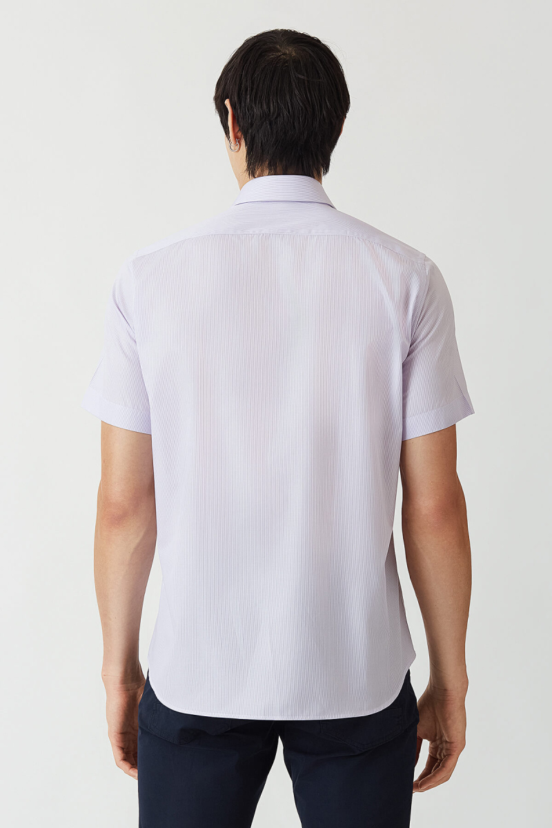 Regular Fit Kısa Kollu Lıla Klasik Erkek Gömlek (1)