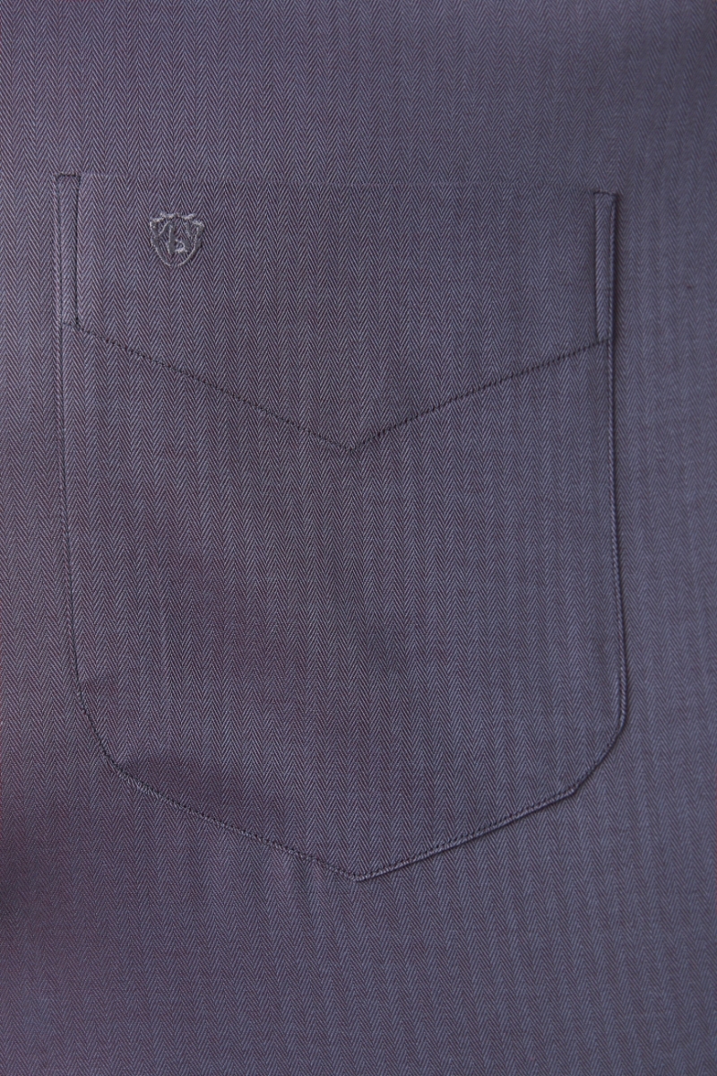 Regular Fit Klasik Füme Erkek Gömlek - 3