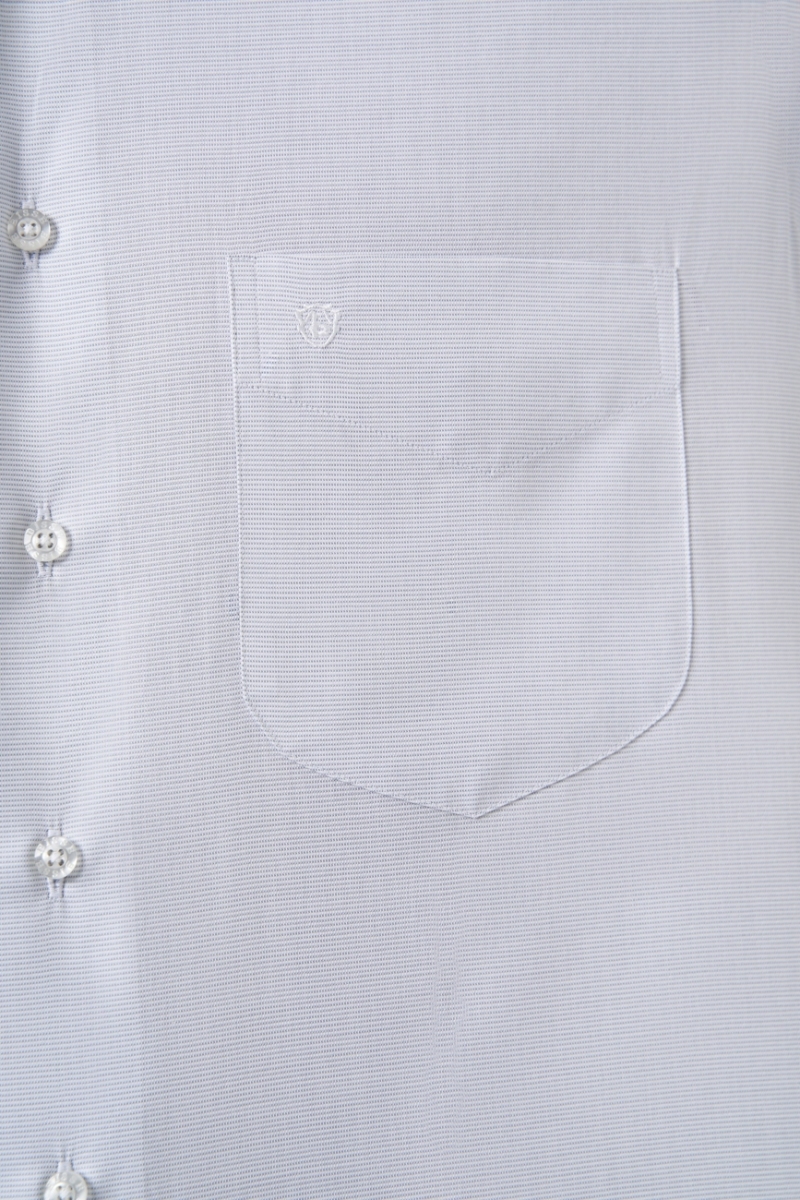 Regular Fit Klasik Gri Erkek Gömlek - 3