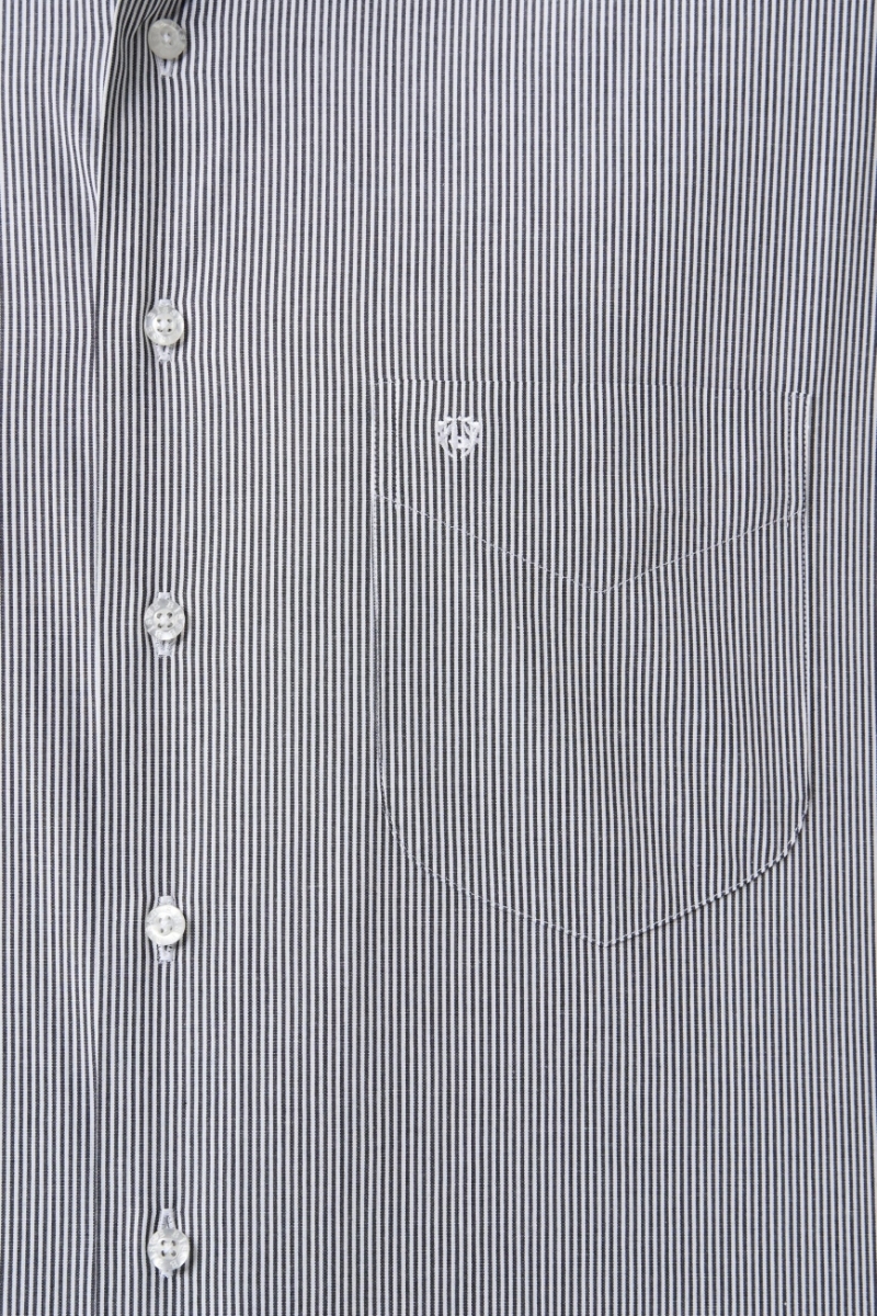 Regular Fit Klasik Siyah Erkek Gömlek - 3