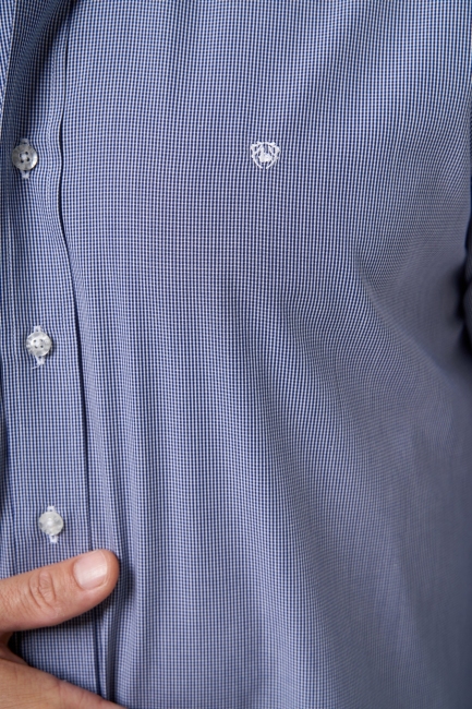 Regular Fit Lacivert Spor Basic Erkek Gömlek - 3