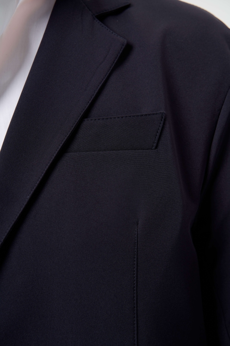 Regular Fit Mono Yaka Lacivert Erkek Spor Ceket - 3