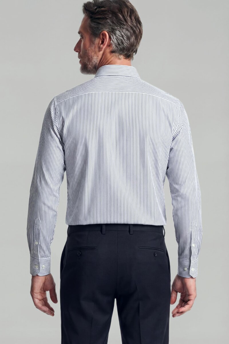 Regular Fit Paşa Yaka Pamuk Haki Erkek Gömlek - 2