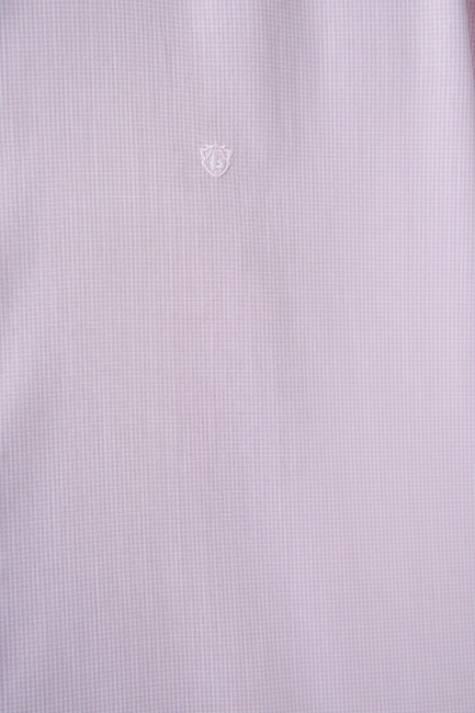 Regular Fit Pembe İtalyan Yaka Klasik Erkek Gömlek - 3