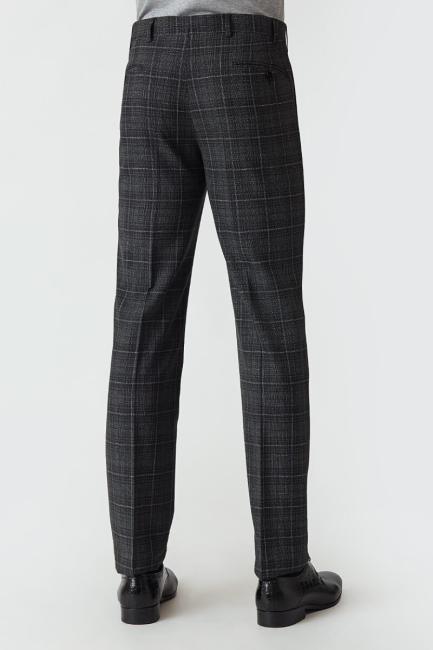Regular Fit Siyah Klasik Erkek Pantolon (1)