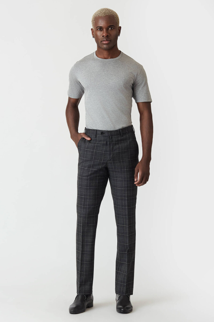 Regular Fit Siyah Klasik Erkek Pantolon