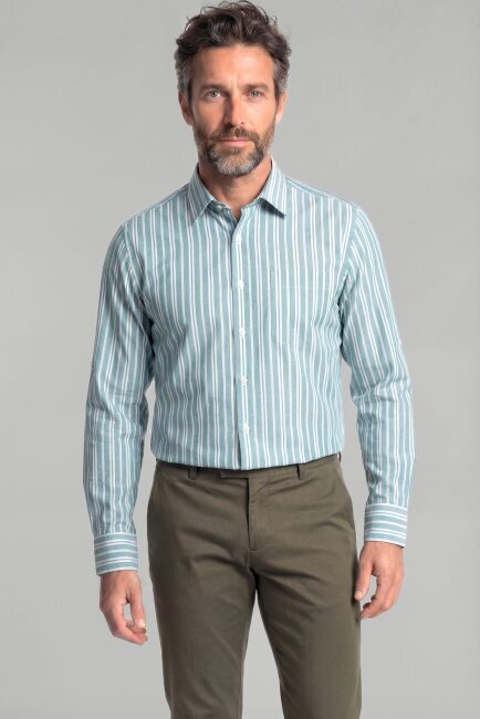 SP COLLAR REGULAR FIT UK T. POCKET SHIRT MINT (1)