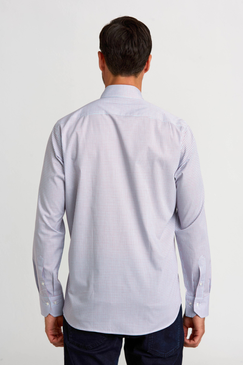 Regular Fit Turkuaz Basic Erkek Gömlek - 2