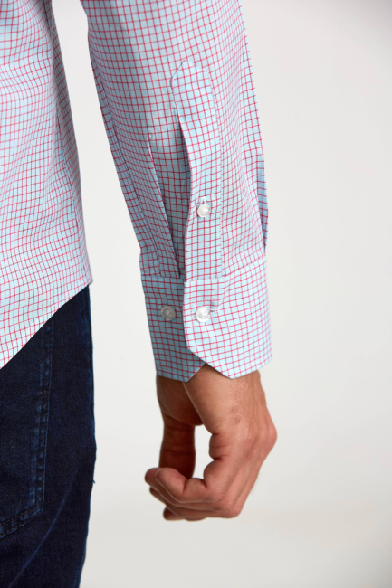 Regular Fit Turkuaz Basic Erkek Gömlek - 3