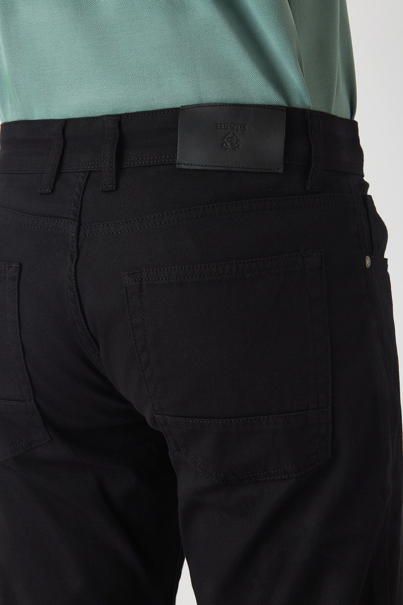 Siyah 5 Cepli Spor Erkek Pantolon - 3