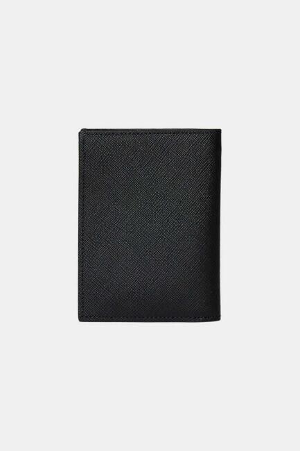 Siyah Desenli Gerçek Deri Erkek Cüzdan - 3