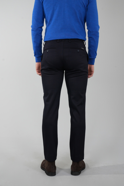 Siyah Doğal Pamuk Lastikli Jagger Pantolon (1)