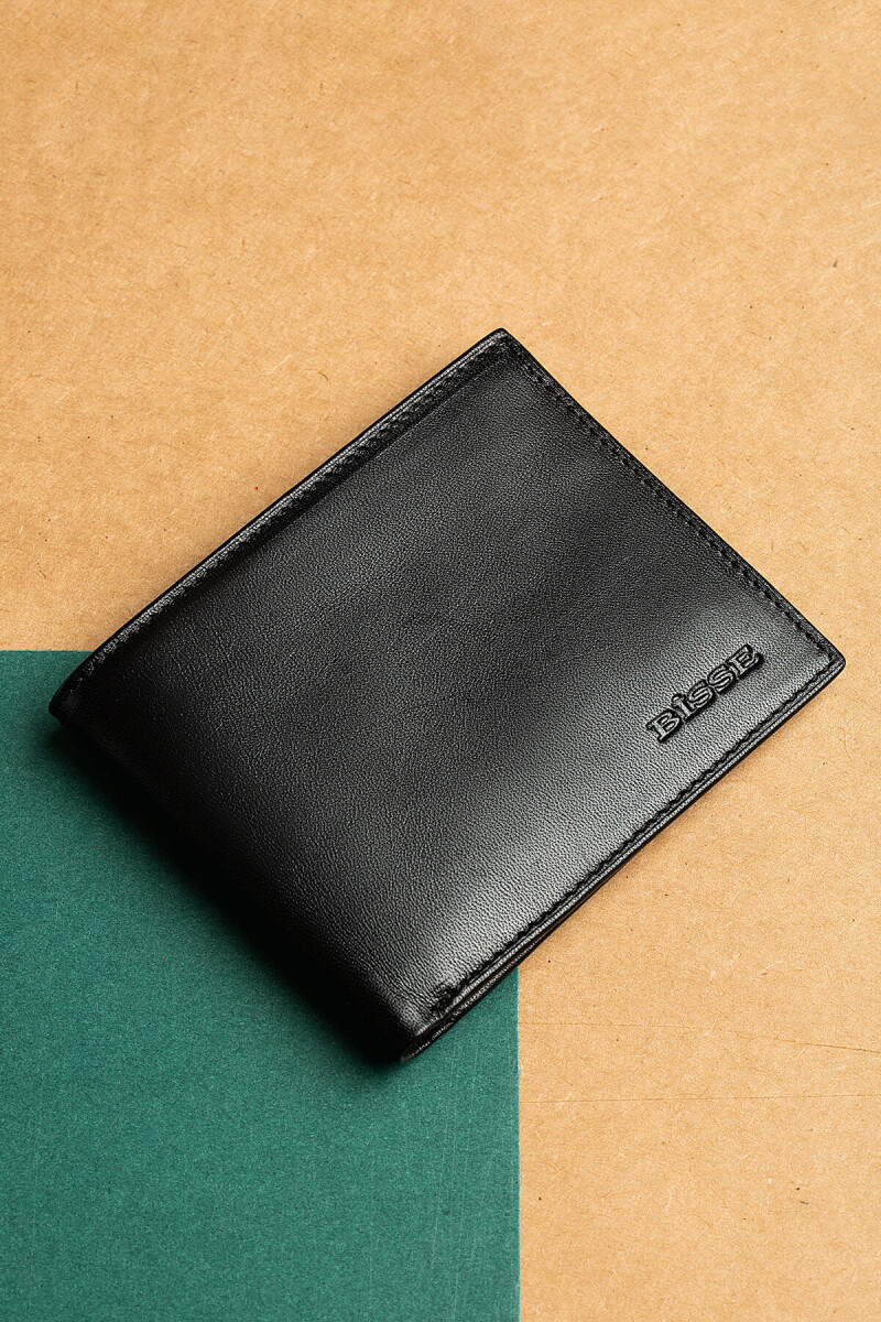 LEATHER WALLET BLACK
