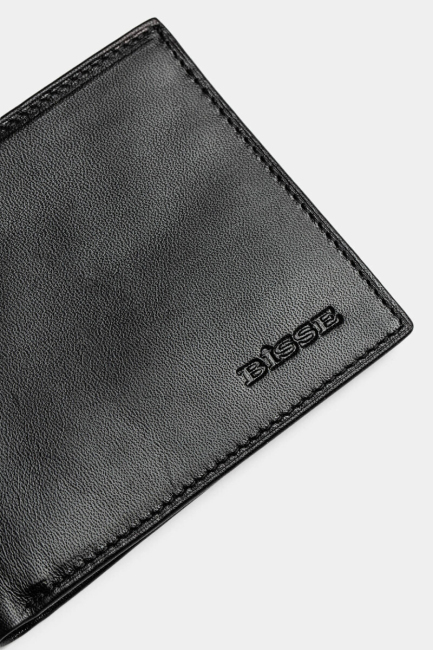 Siyah Düz Analin Gerçek Deri Erkek Cüzdan - 5