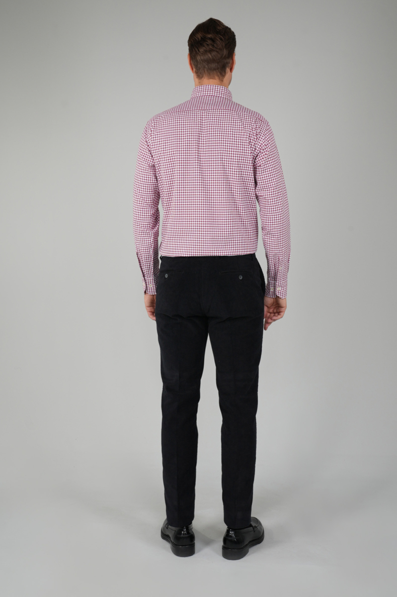 Siyah Kadife 4 Cepli Spor Erkek Pantolon - 2