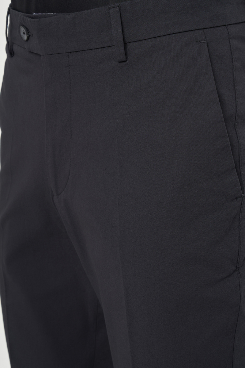 Siyah Pamuk 4 Cepli Spor Erkek Pantolon - 3