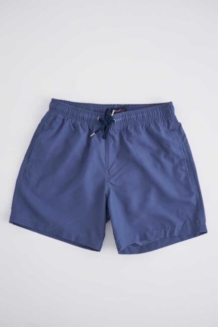 Slim Fit Lacivert Erkek Deniz Şort - 1