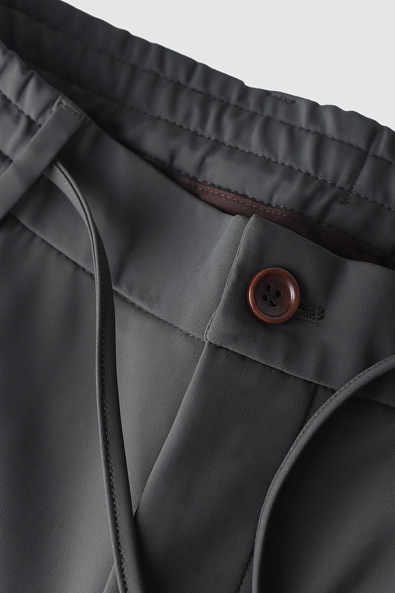 Yeşil Bağcıklı Rahat Kesim Erkek Pantolon - 3
