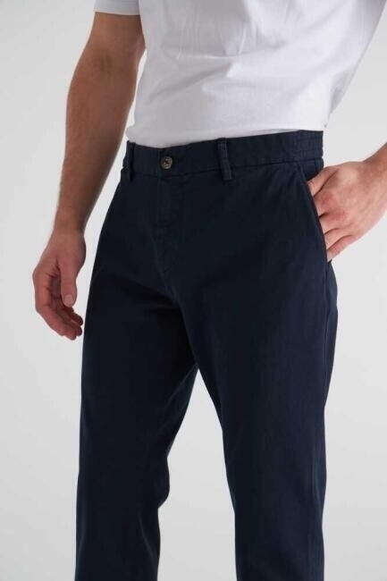 Strecth Lacivert Spor Erkek Pantolon - 4