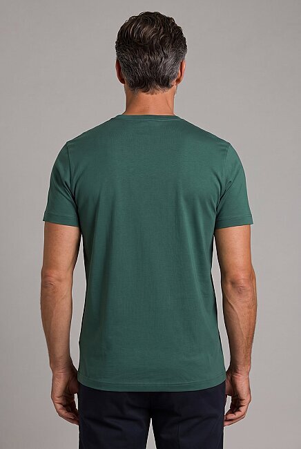 Yeşil  Bi̇si̇klet Yaka T-shirt (1)