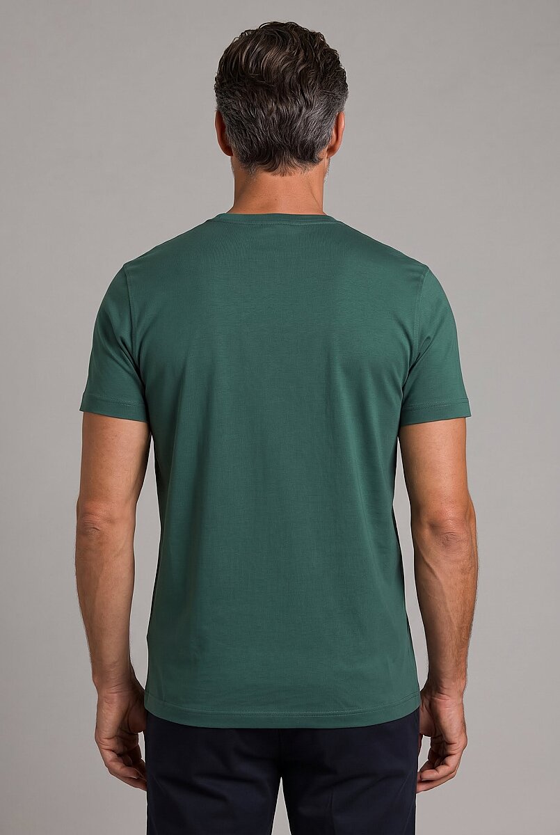 Yeşil  Bi̇si̇klet Yaka T-shirt (1)