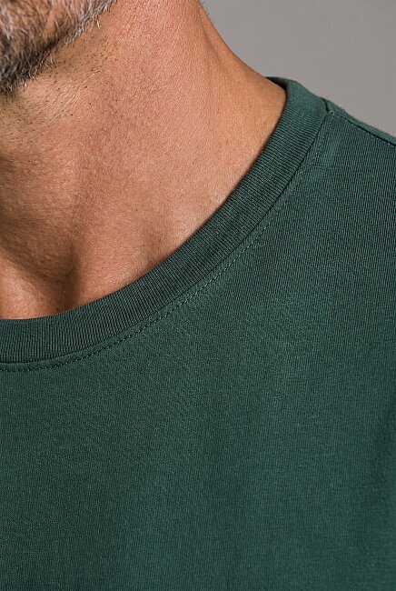 Yeşil  Bi̇si̇klet Yaka T-shirt (2)