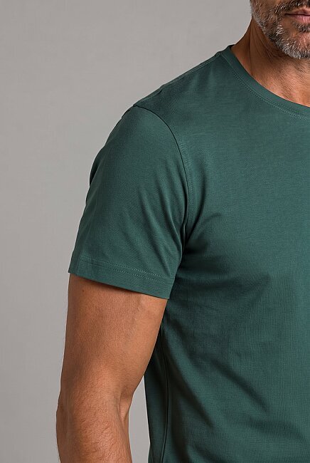Yeşil  Bi̇si̇klet Yaka T-shirt (3)