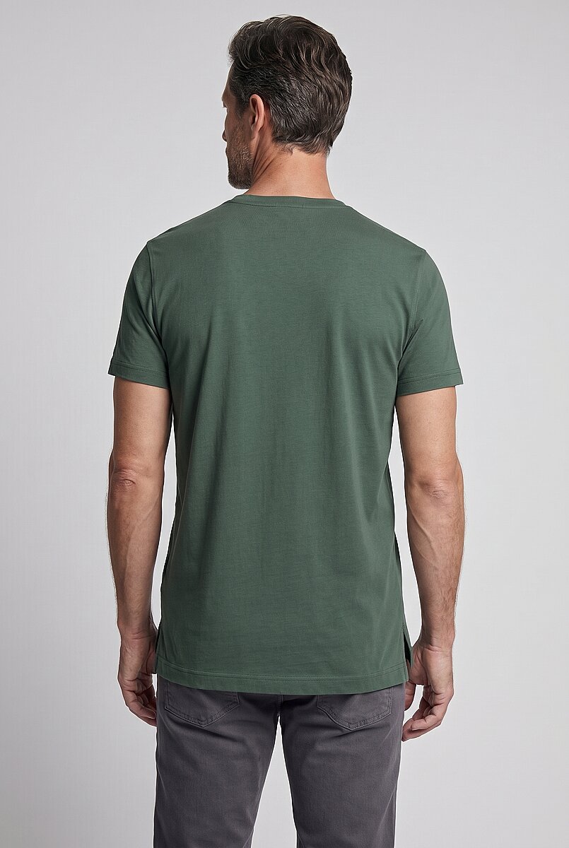 Yeşil  Bi̇si̇klet Yaka T-shirt - 2