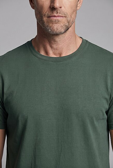 Yeşil  Bi̇si̇klet Yaka T-shirt (3)