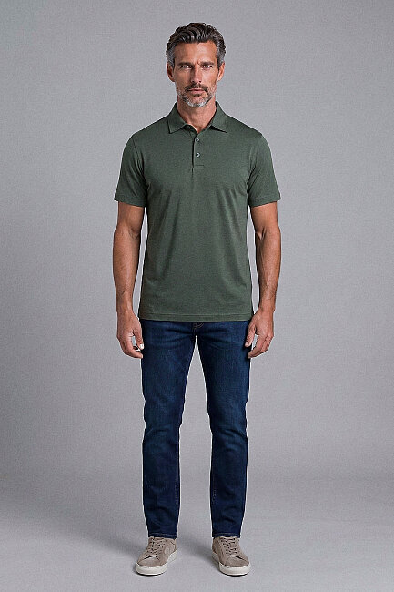 Haki Studio Gömlek Yaka Düğmeli̇ Tshirt (4)
