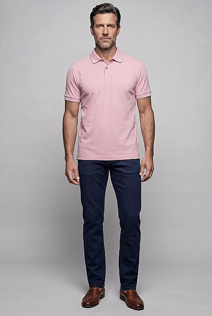 Pembe  Polo Yaka T-shirt (4)