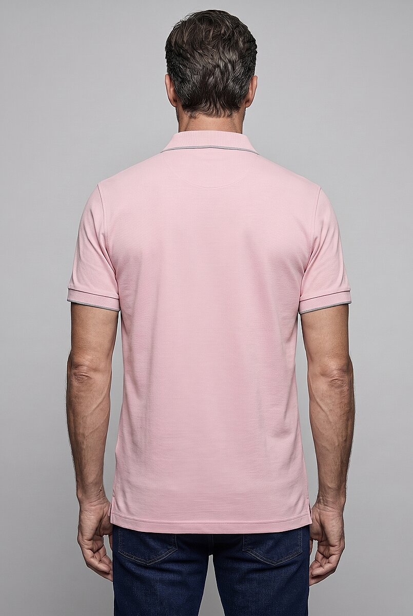 Pembe  Polo Yaka T-shirt - 2