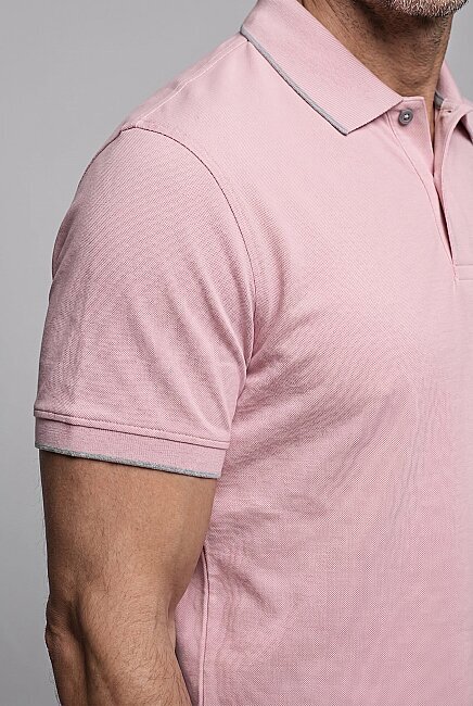 Pembe  Polo Yaka T-shirt (3)