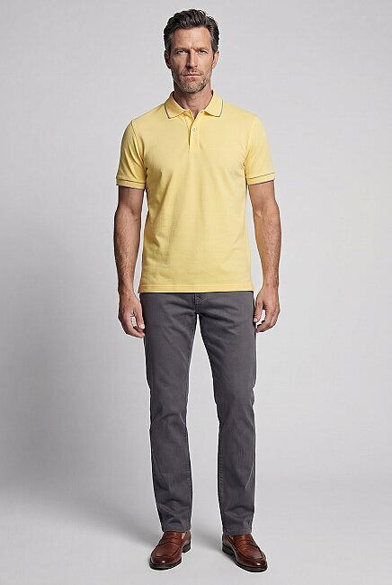 Sarı  Polo Yaka T-shirt (4)