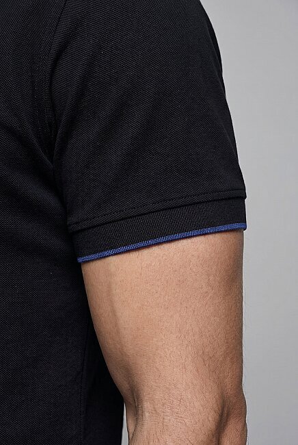 Siyah  Polo Yaka T-shirt (3)