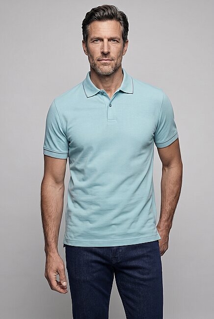 Yeşil  Polo Yaka T-shirt
