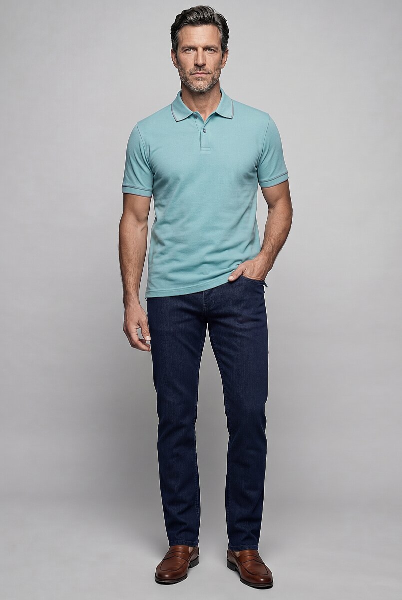 Yeşil  Polo Yaka T-shirt - 4