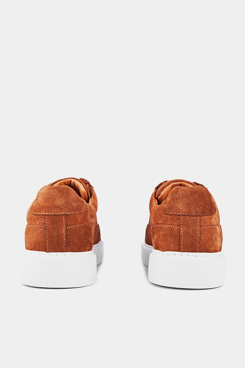 Taba Süet Bağcıklı Erkek Sneaker - 3