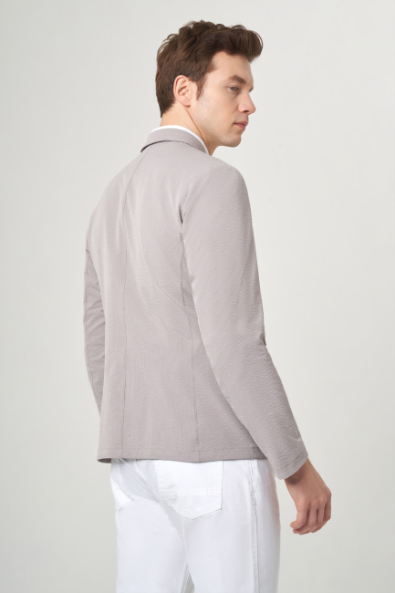 Taş Erkek Düğmeli Ceket Mont - 2