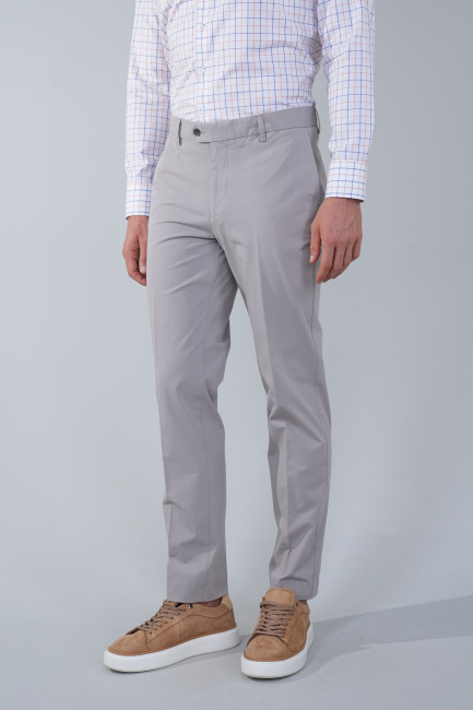 Taş Pamuk 4 Cepli Pilesiz Erkek Pantolon - 1