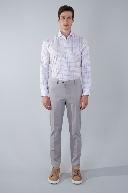 Taş Pamuk 4 Cepli Pilesiz Erkek Pantolon - 5