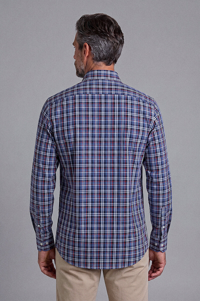 Regular Fit Cepsiz Uzun Paşa Yaka Gömlek Antırasıt - 2
