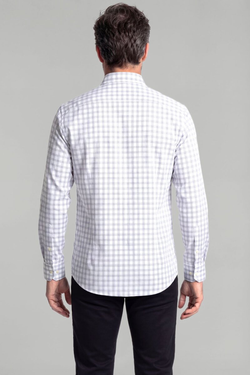 Uzun Kol Paşa Yaka Cepsiz Gri - 2